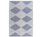 Tapis En Laine Beige Clair Et Bleu 160 X 230 Cm Datca