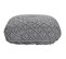 Pouf En Coton Gris 50 X 50 X 20 Cm Berrechid