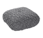 Pouf En Coton Gris 50 X 50 X 20 Cm Berrechid