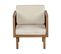 Fauteuil De Jardin En Bois D'acacia Baratti