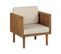 Fauteuil De Jardin En Bois D'acacia Baratti