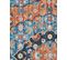 Tapis Bleu Et Orange 60 X 200 Cm Midalam