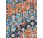 Tapis Bleu Et Orange 70 X 200 Cm Midalam