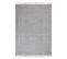 Tapis En Coton 140 X 200 Cm Gris Et Blanc Khenifra