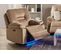 Fauteuil Velours Beige Sable Bergen