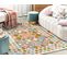 Tapis En Laine 140 X 200 Cm Multicolore Ermenek