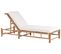 Chaise Longue Bois Bois Clair Ligure