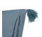Coussin Impression En Bloc Coton Bleu Foncé Ribes 45 X 45 Cm