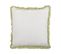 Coussin Impression En Bloc Coton Vert Filix 45 X 45 Cm