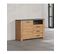 Petit Buffet 1 Porte, 3 Tiroirs Et 1 Niche - L127 Cm