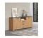 Buffet 2 Portes, 3 Tiroirs Et 1 Niche - L180 Cm