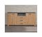 Buffet 2 Portes, 3 Tiroirs Et 1 Niche - L180 Cm