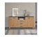 Buffet 2 Portes, 3 Tiroirs Et 1 Niche - L180 Cm