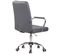 Fauteuil De Bureau Terni Gris/similicuir