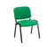 Lot De 4 Chaises Visiteur Ken En Tissu Vert