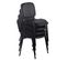 Lot De 4 Chaises Visiteur Empilables Ken En Similicuir Et Piètement Noir Blanc