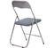 Chaise Pliable Felix Gris / Argent