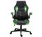 Chaise De Bureau Omis En Similicuir Noir / Vert