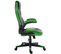 Chaise De Bureau Omis En Similicuir Noir / Vert