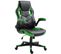 Chaise De Bureau Omis En Similicuir Noir / Vert