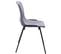 Chaise Empilable Nowra Avec Assise En Plastique Et Piètement En Métal Noir Mat Gris