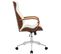 Fauteuil De Bureau Melilla En Similicuir Noyer / Blanc