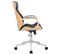 Fauteuil De Bureau Melilla En Similicuir Nature / Noir