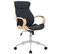 Fauteuil De Bureau Melilla En Similicuir Nature / Noir