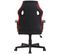 Fauteuil De Bureau / Gaming Glendale En Similicuir Et Tissu En Maille Noir / Rouge