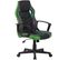 Fauteuil De Bureau / Gaming Glendale En Similicuir Et Tissu En Maille Noir / Vert