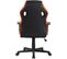 Fauteuil De Bureau / Gaming Glendale En Similicuir Et Tissu En Maille Noir / Orange