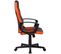 Fauteuil De Bureau / Gaming Glendale En Similicuir Et Tissu En Maille Noir / Orange