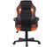 Fauteuil De Bureau / Gaming Glendale En Similicuir Et Tissu En Maille Noir / Orange