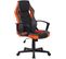 Fauteuil De Bureau / Gaming Glendale En Similicuir Et Tissu En Maille Noir / Orange