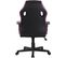 Fauteuil De Bureau / Gaming Glendale En Similicuir Et Tissu En Maille Noir / Violet