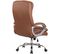 Fauteuil De Bureau Big Vancouver Similicuir Marron Clair