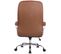 Fauteuil De Bureau Big Vancouver Similicuir Marron Clair