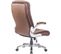 Fauteuil De Bureau Big Villach Similicuir Marron Clair