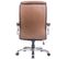 Fauteuil De Bureau Big Villach Similicuir Marron Clair