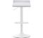 Tabouret De Bar Dyn V2 Similicuir Blanc /blanc