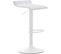 Tabouret De Bar Dyn V2 Similicuir Blanc /blanc