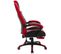 Fauteuil De Bureau Gamer Clovis En Similicuir Noir / Rouge