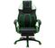 Fauteuil De Bureau Gamer Clovis En Similicuir Noir / Vert