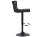 Tabouret De Bar Feni En Velours Noir