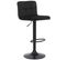 Tabouret De Bar Feni En Velours Noir