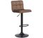 Tabouret De Bar Feni En Velours Marron