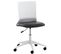 Chaise De Bureau Originale Apolda Gris/similicuir