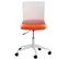 Chaise De Bureau Originale Apolda Orange/similicuir