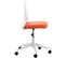 Chaise De Bureau Originale Apolda Orange/similicuir