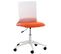 Chaise De Bureau Originale Apolda Orange/similicuir